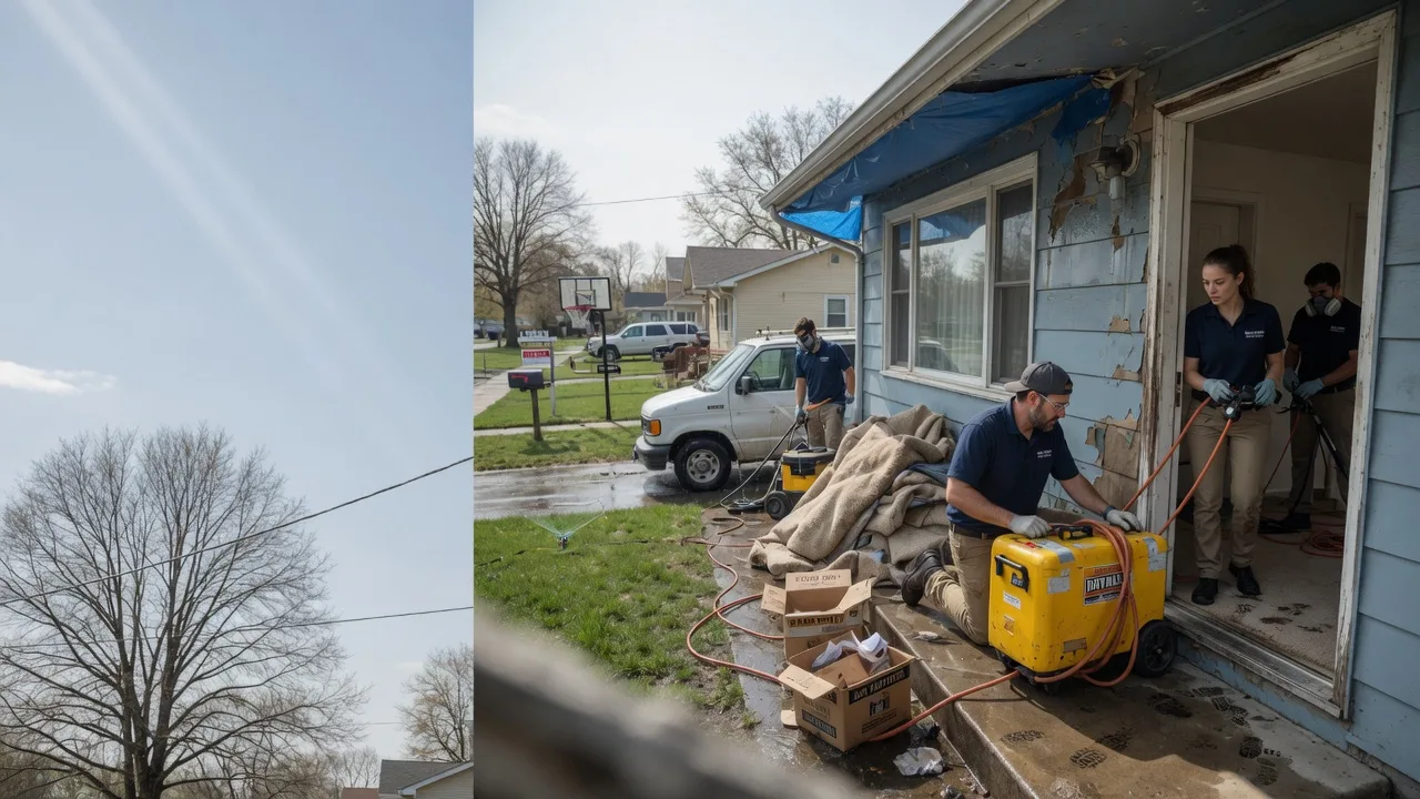 Basement Flood Cleanup in Titusville, PA near me